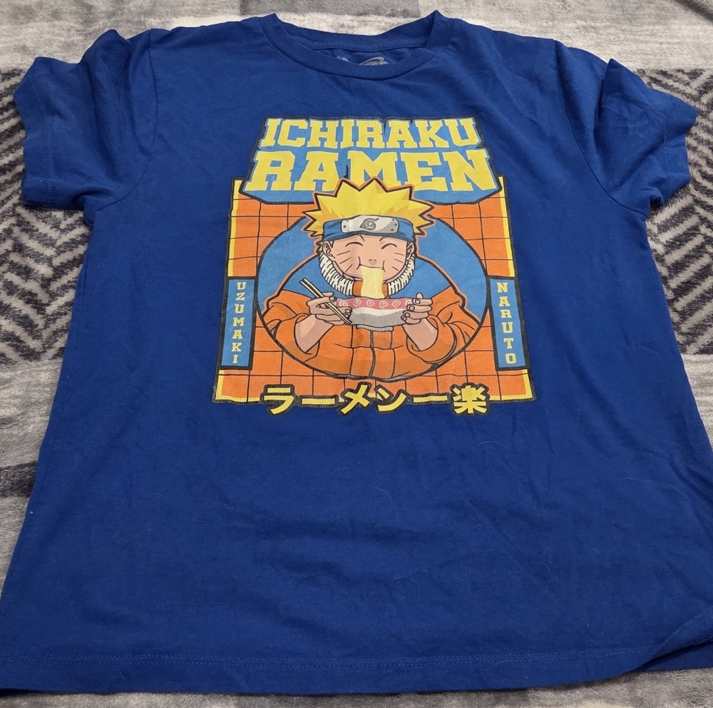 Kid's Blue Ichiraku Ramen Graphic T-Shirt